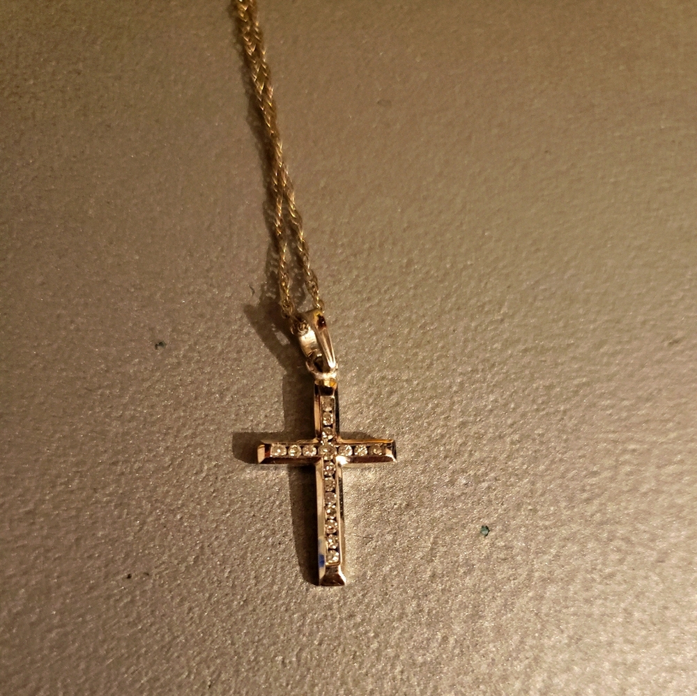 Diamond Cross Necklace
